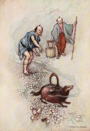 Warwick Goble illustration 