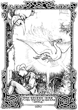Frontispiece in Joseph Jacobs' More Celtic Fairy Tales