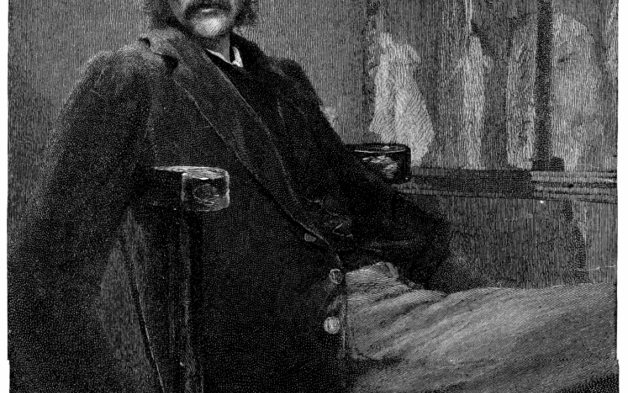 Image of Andrew Lang from Century Mag. Painted by W.B. Richmond, A.R.R. Engraved by T. Johnson. Photographed by F. Hollyer