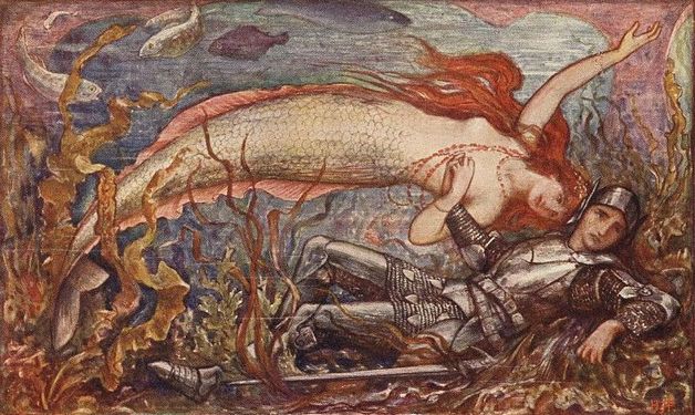 H.J. Ford illustration of The Mermaid and the Boy