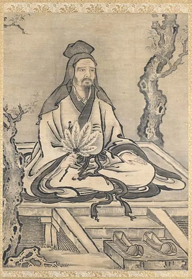 Confucius with his disciples.