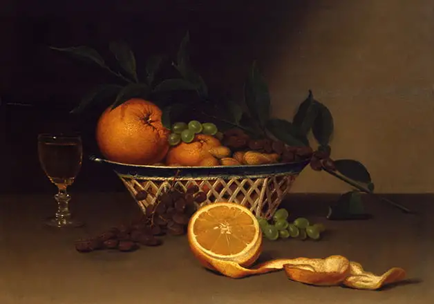 Painting off oranges