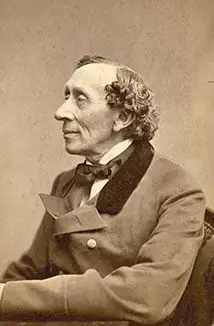 Photograph of Hans Christian Andersen, 1836, by Thora Hallager