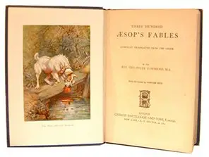 Title page of Three Hundred Aesop's Fables (1867)