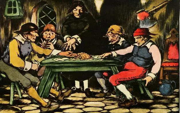 "He began to play, and never had his music produced such an effect." Illustration by Edward G. McCandlish, published in Laboulaye's Fairy Book by Edouard Laboulaye (1866), Harper and Brothers